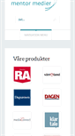 Mobile Screenshot of mentormedier.no